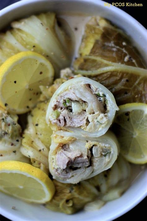 By mamajen on august 25, 2009 in appetizers, snacks august 25, 2009 appetizerssnacks. My PCOS Kitchen - Paleo Keto Napa Cabbage Rolls - These ...
