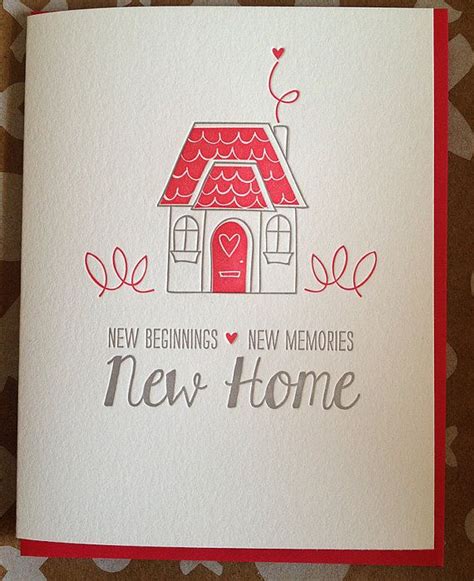 New Home Card Housewarming Card Housewarming T Etsy New Home