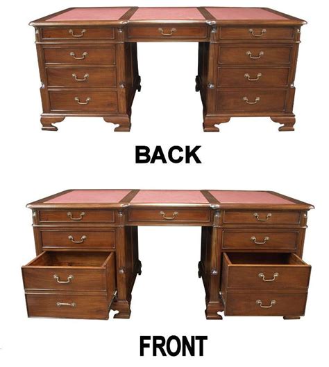 Partners Desk | Partners desk, Desk, Desk with file drawer Free delivery and returns on ebay plus items for plus members.