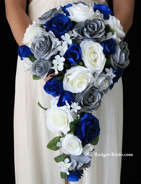 Silver wedding centerpieces silver wedding decorations silver. Image result for royal blue and silver wedding theme ...