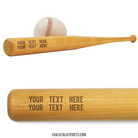 Our Custom Mini Wood Baseball Bats Make A Special T For Any Occasion
