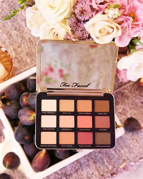 Too Faced Just Peachy Too Faced Peach Matte Eyeshadow Palette Eye Palette Too Faced