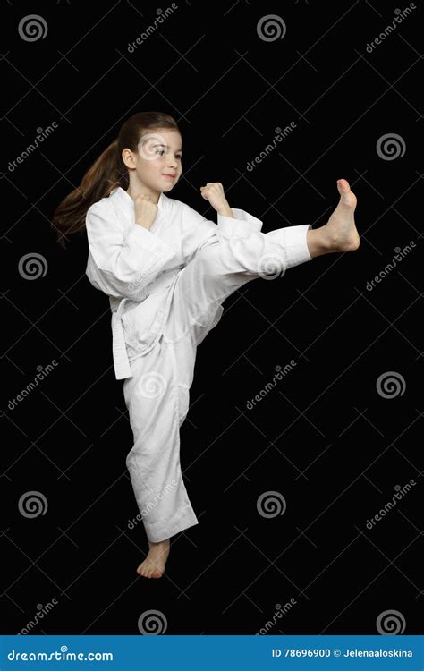 Young Karate Girl Stock Photo Image Of Belt Concentration 78696900