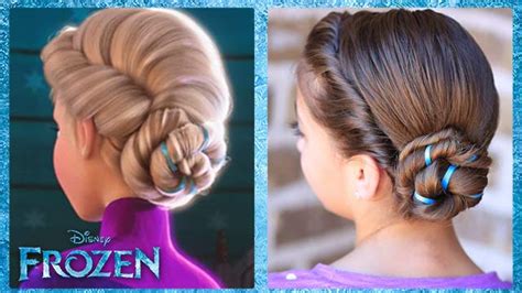 Frozen Inspired Elsas Coronation Hairstyle Tutorial A