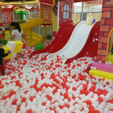 Indoor Ball Pool Slidecommercial Soft Playground Structure In