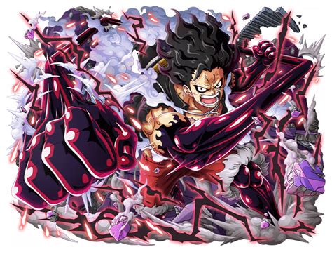 Luffy who became a rubber man after accidently eating a devil fruit. Monkey D. Luffy Gear 4 Snake Man by https://www.deviantart ...