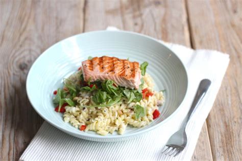 Pasta boursin met zalm