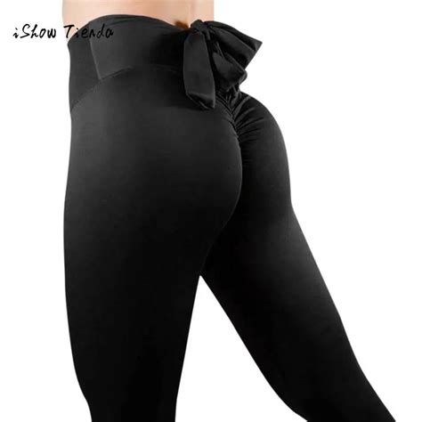 High Quality Solid Black Elastic Women Yoga Pants Sport Leggings