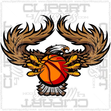 Eagle Basketball Monogram Svg Layered Svg Cut File