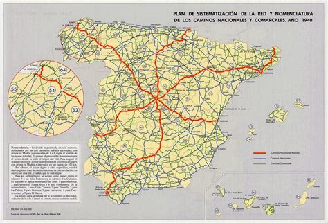Geo España Red De Carreteras Y De Autopistas Y Autovìas