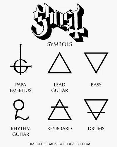 Ghost Band Symbols Tattoos Ohjeezsugarbush