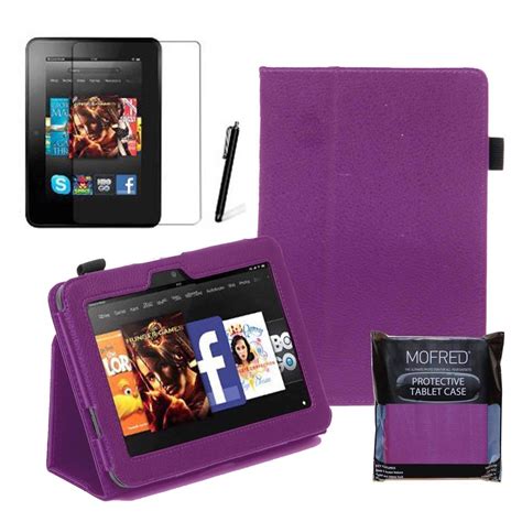 Purple Kindle Fire Hd 7 Leather Case 2nd Generation Kindle