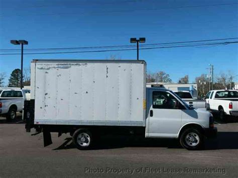 Chevrolet G3500 Express Box Truck 12 Foot Box Truck With Liftgate 2014