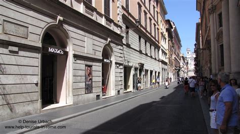 Via Condotti Shopping Street Rome Helptourists In Rome