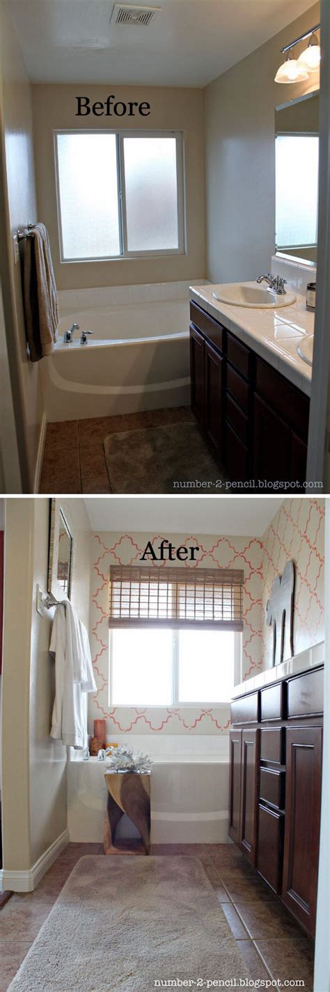 I have this small bathroom in my house, kind of an extra bathroom. Before and After: 20+ Awesome Bathroom Makeovers - Hative