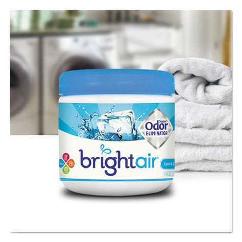 Bright Air Super Odor Eliminator Cool And Clean Blue 14 Oz 6carton