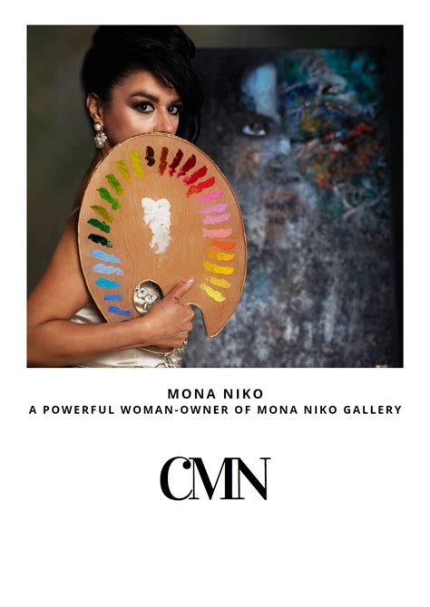 Mona Niko Iranian Artist And Owner Of Mona Niko Gallery Exclusive