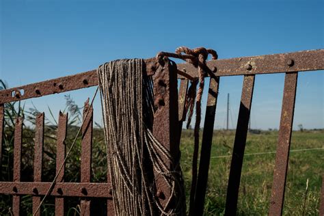 Rusted Fence With A Rope By Danimatie On Deviantart