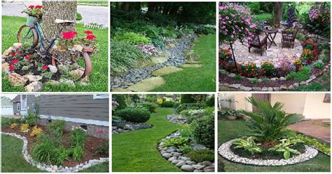 11 Amazing Edging Ideas With Pebbles And Rocks Genmice