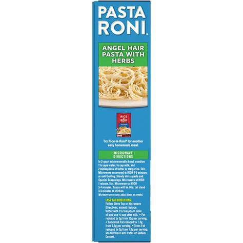 Pasta Roni Angel Hair Pasta With Herbs 48 Oz Instacart