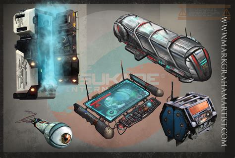 G Hamm Sci Fi Items And Weapons Concept Art