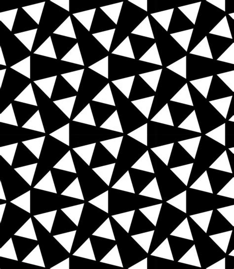 Vector Modern Seamless Geometry Pattern Random Triangle Black And