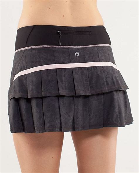running skirt with built in shorts and frills in the back yes please workout skirt outfit
