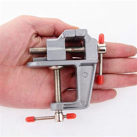 Sourcemall Mini Bench Vise Small Table Clamp Hobby Craft Repair Tool