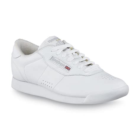 Reebok Womens Princess Casual Athletic Shoe White Wide Width Available
