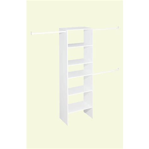 We offer the largest selection of finishes, colors, features and accessories. ClosetMaid Selectives 25 in. White Custom Closet Organizer ...