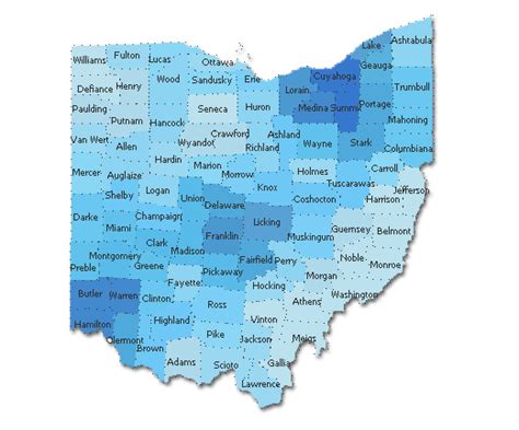3 Digit Zip Code Map Of Ohio Map
