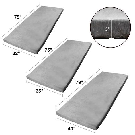 Memory foam camping mattress full size. REDCAMP Memory Foam Camping Mattress Single Twin Portable ...