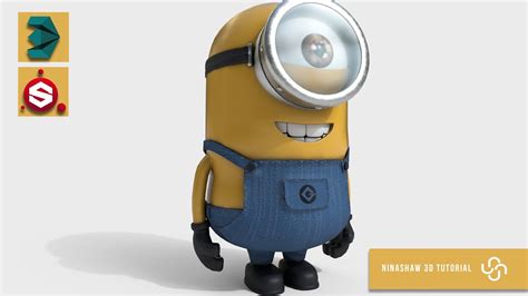 Tutorial Modeling And Texturing A Minion Part1 Modeling Youtube
