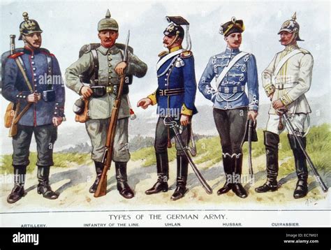 German Army Uniforms From World War One Stock Photo Alamy