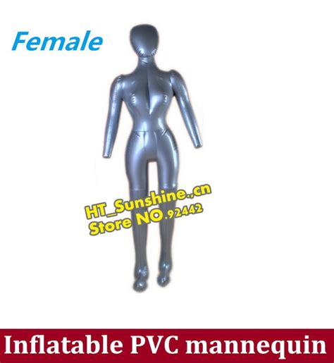 Free Shipping Inflatable Pvc Mannequin Full Body With Head And Arms