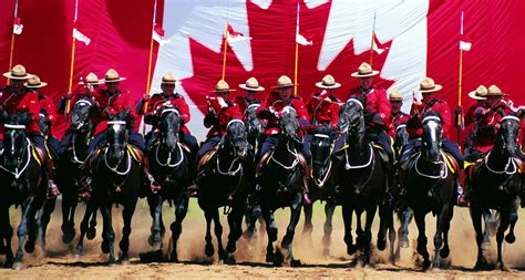 Die Royal Canadian Mounted Police Tritt In Deutschland Auf