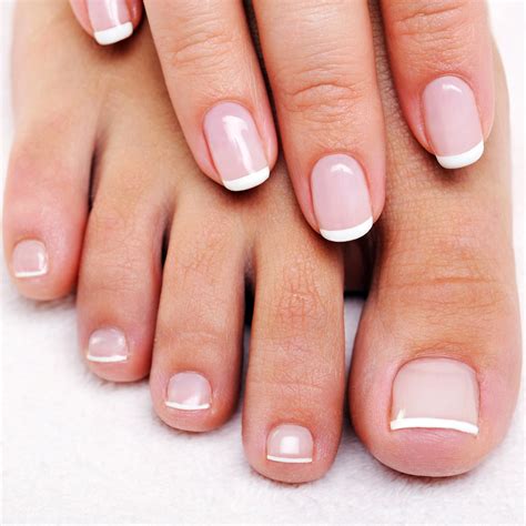 French Nails With Rounded Tips The Shape Trend For This Season Is