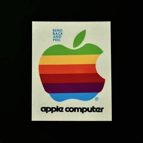 Apple Logo Stickers 1980spresent