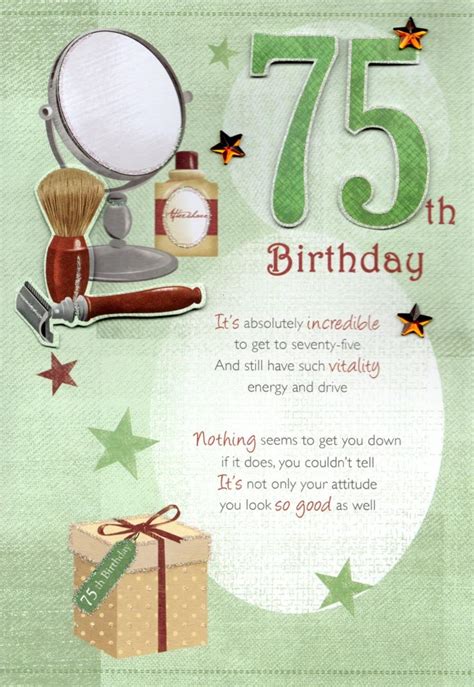 75th Birthday Card Printable Printable Templates Free