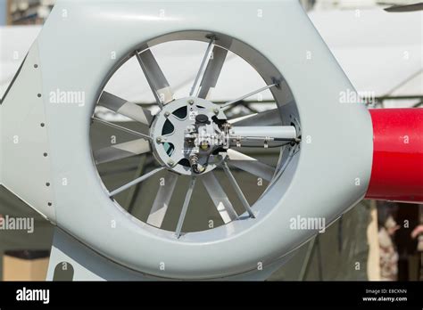 Closeup Of The Tail Rotor Of A Helicopter Stock Photo Alamy