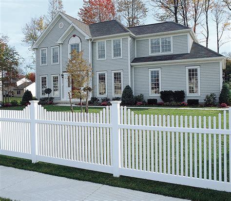 Maybe you would like to learn more about one of these? Chestnut Hill Stepped Vinyl Fence - AVO Fence & Supply