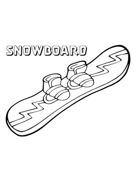 Desenhos De Snowboard Para Colorir Imprimir E Pintar Colorir Me