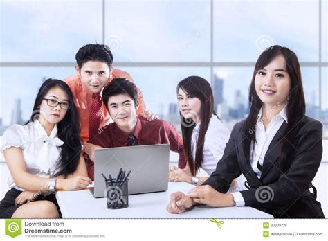 Business Team Meeting at Office Stock Image - Image of chinese, meeting ...