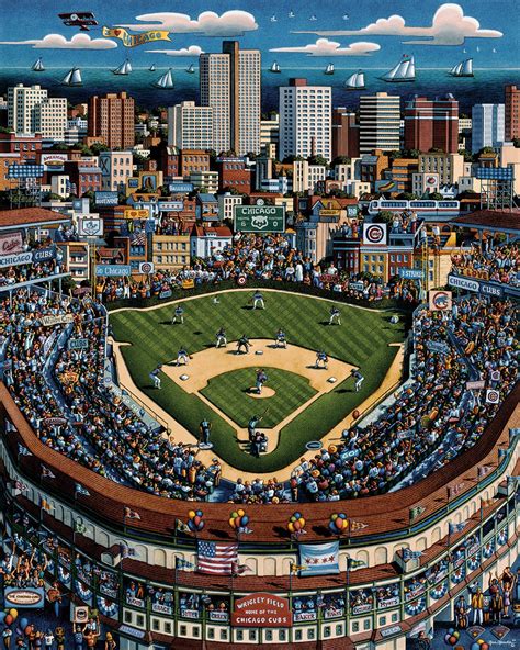 Chicago Cubs 500 Pieces Dowdle Folk Art Puzzle Warehouse