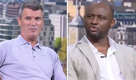 Man Utd News Roy Keane Calls Patrick Vieira Typical Arsenal Bully As Pair Relive Clash