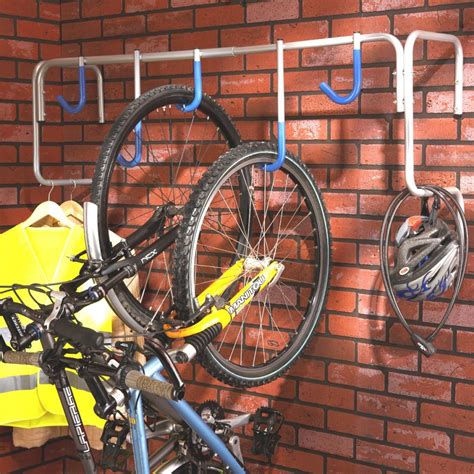 Indoor Wall Mounted Vertical Bike Racks 5 Bikes Parrs