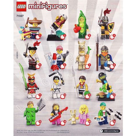71027 Lego Minifigures Series 20 สินค้าใหม่ไม่แกะซอง Shopee Thailand