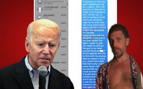 Text Messages Reveal Vp Biden And Wife Colluded To Hide Hunters