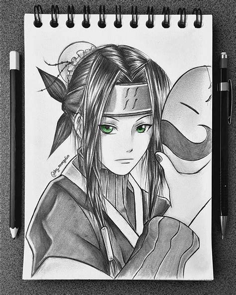 Haku Sketchdrawing By Nseiinstagram Naruto Sketch Drawing