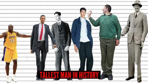 Tallest Man Ever By Country Height Timeline YouTube